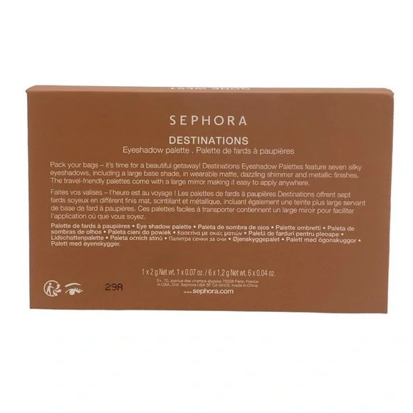 Sephora Destination Eye Palette, (Gone West) (NWT) - Picture 3 of 15